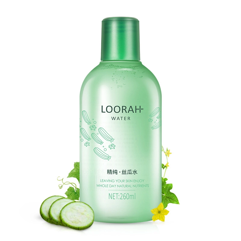 Loofah Face Toner Moisturizing Oil Control Cucumber Water Skin Care 100% Organic Anti Aging Shrinking Pores Tonic Liquid