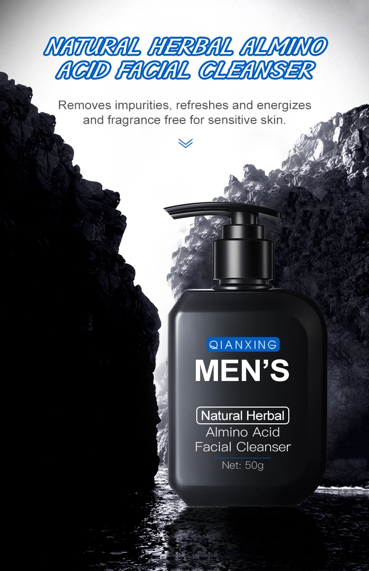 Private Label Facial Cleanser for Men Oil Control