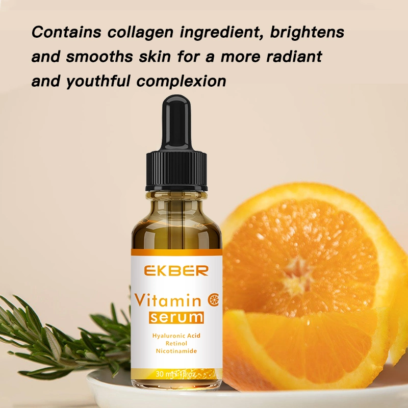 Wholesale Ekber Glowing Face Care Serum Repairing Serum Nicotinamide Whitening Skin Care Vitamin C Serum