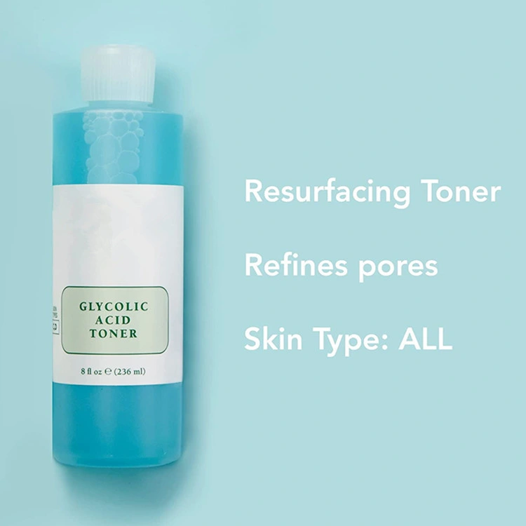 Natural Ingredients Smoothing Skin Wrinkles Glycolic Acid Toner