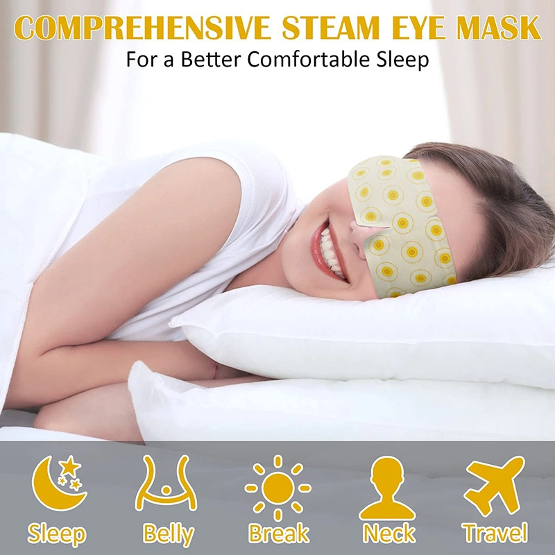 Bluenjoy Private Label Steam Hot Warm Disposable Sleeping Eye Mask