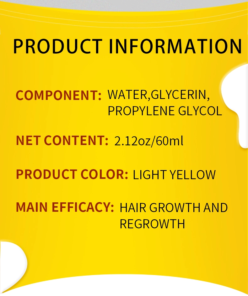 Custom Logo Private Label Biotin Aid Hair Growth Anti-Loss Ingrown Hair Growth Serum