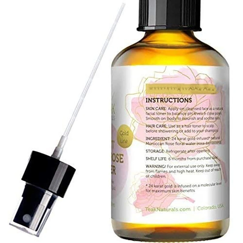 Private Label Organic Facial Toner Hydrating Brightening Skin Care Toner Rose Toner for Face