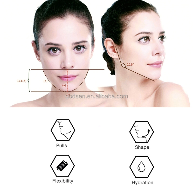 Instant Effect Hydrogel V-Shape Face Mask Slimming with Private Label