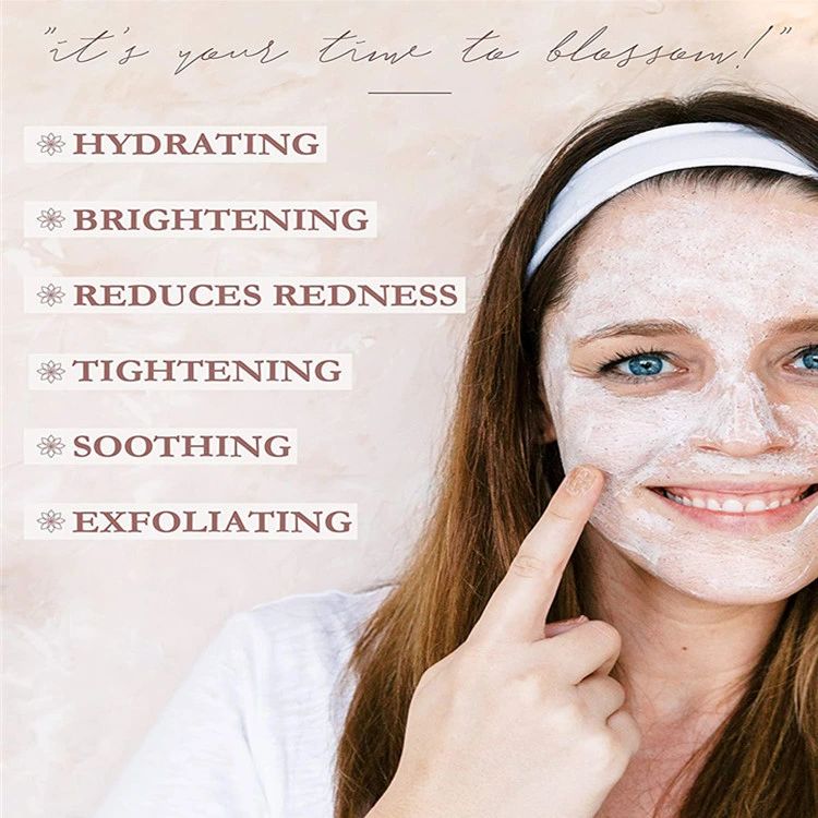 Natural Anti-Aging Facial Treatment Hydrating Cleansing &amp; Exfoliating Clay Face Mask