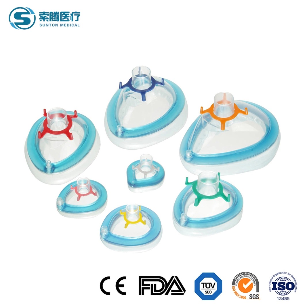 Sunton China High-Quality Colored Removable Hook Rings En 149 -2001+A1-2009 Safety Standard Anesthesia Mask Manufacturing