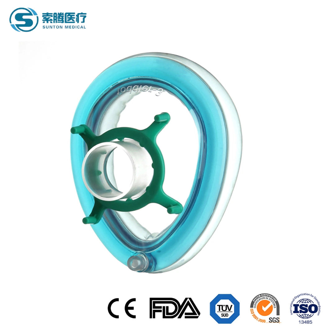 Sunton Free Sample Colored Removable Hook Rings Good Air Tightness Single-Use Silicone China Anesthesia Mask Manufacturing