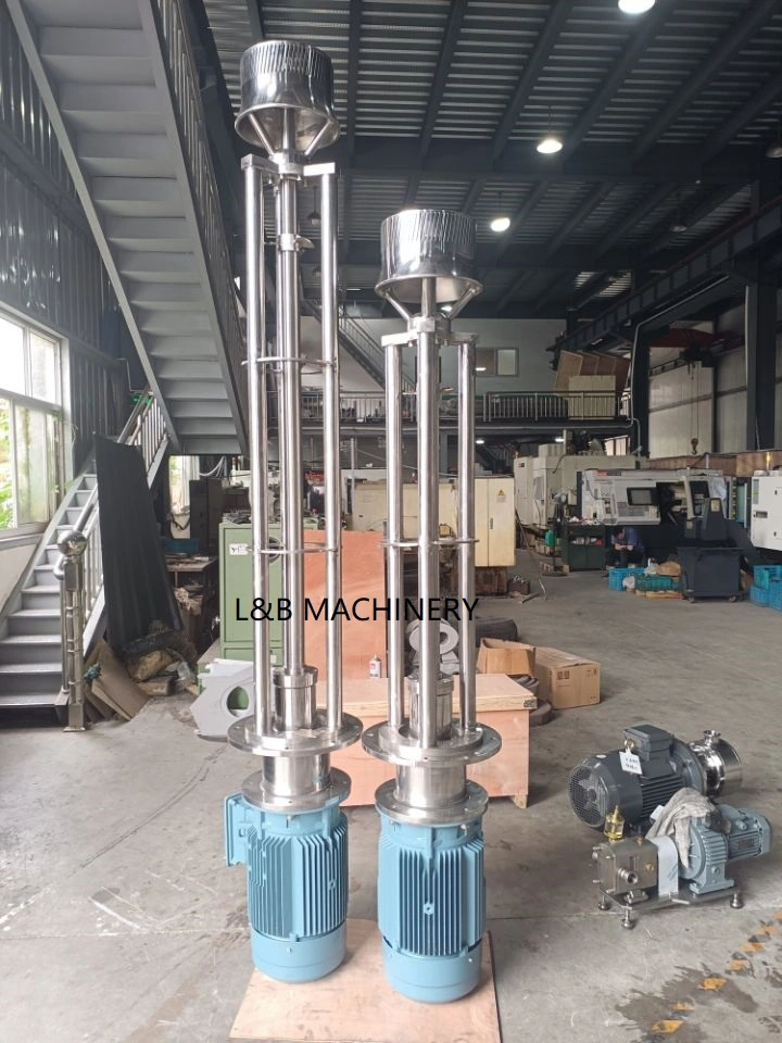 Industrial High Speed Shear Homogenizing Machine Cosmetic Mixing Liquid Mixer Paste Cream