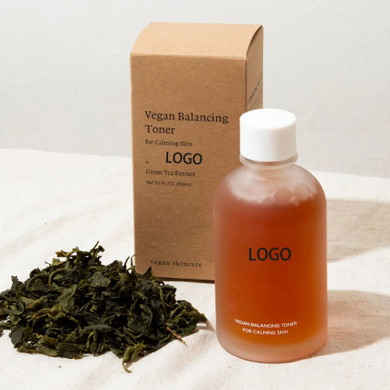 Private Label 100% Vegan Lightweight and Hydrating Green Tea Extract Face Toner