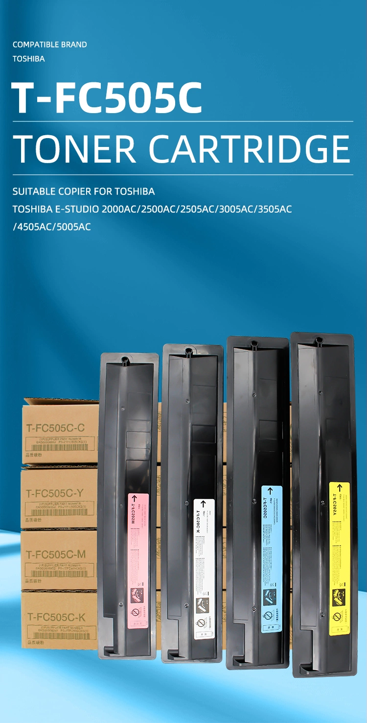 Premium Toner Cartridge Tfc505c E Studio 2000AC 2500AC 2505AC 3005AC 3505AC 4505AC 5005AC Photocopy Machine Parts Toner