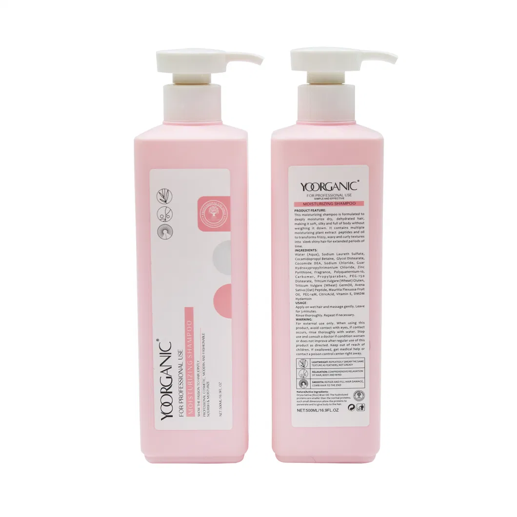 Natural Sulfate Free Shampoo and Conditioner Argan Oil for Dry and Damaged Hair Treatment