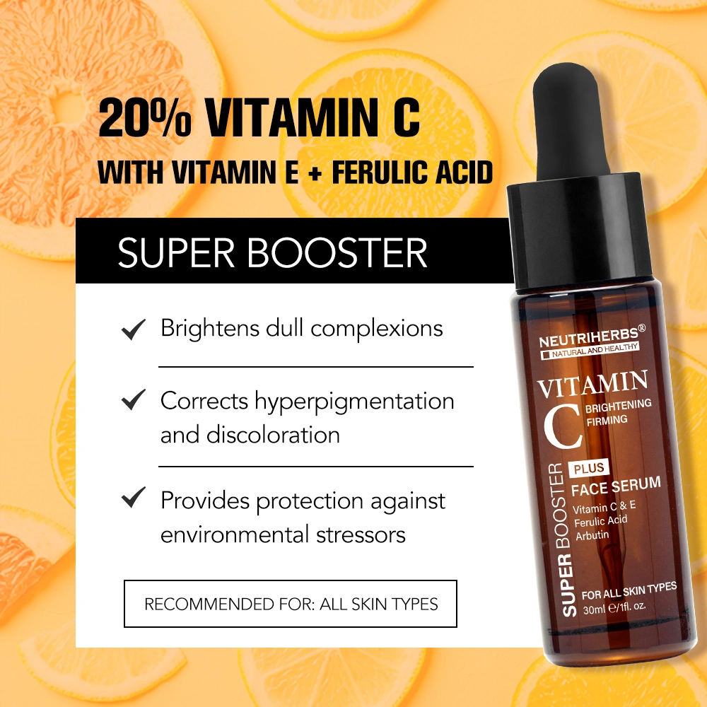 Organic Whitening Brightening Moisturizing Face Serum 20% Vitamin C Plus Face Serum