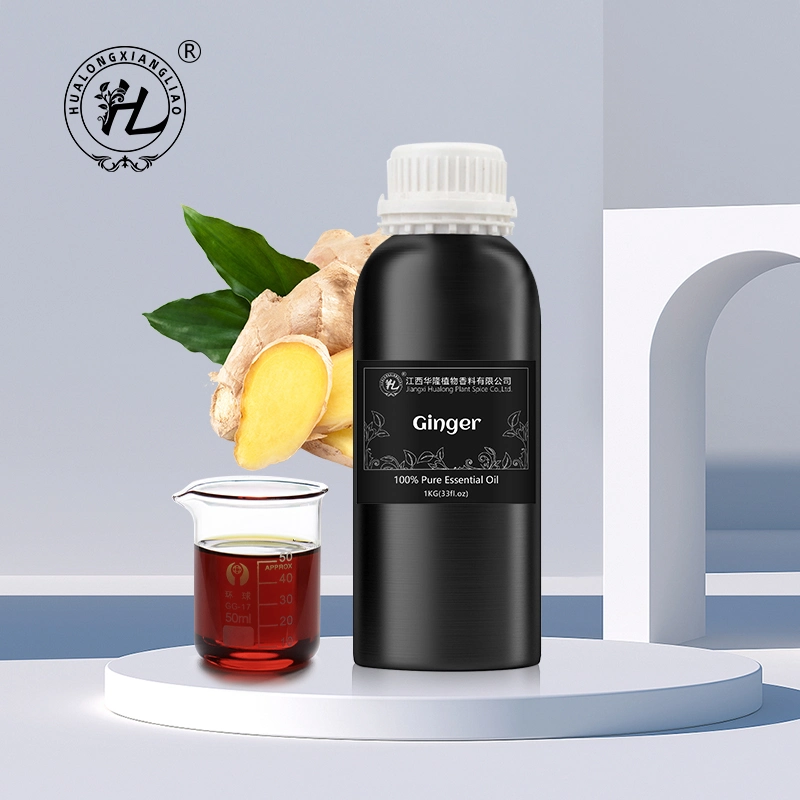 Hl - Natural Herbal Extract Hair Growth Oils Manufacturer, Organic Ginger Essential Oil for Hair Nourishment, Weight Loss