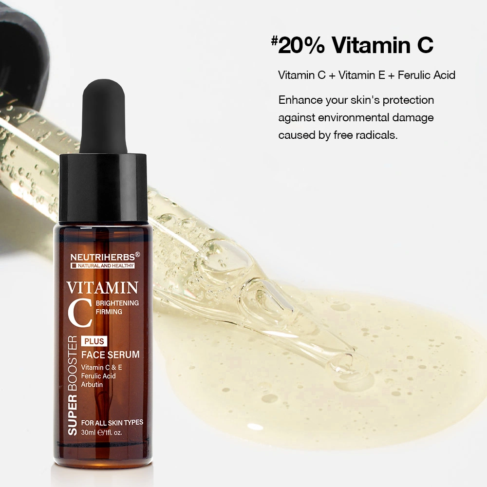 Organic Whitening Brightening Moisturizing Face Serum 20% Vitamin C Plus Face Serum