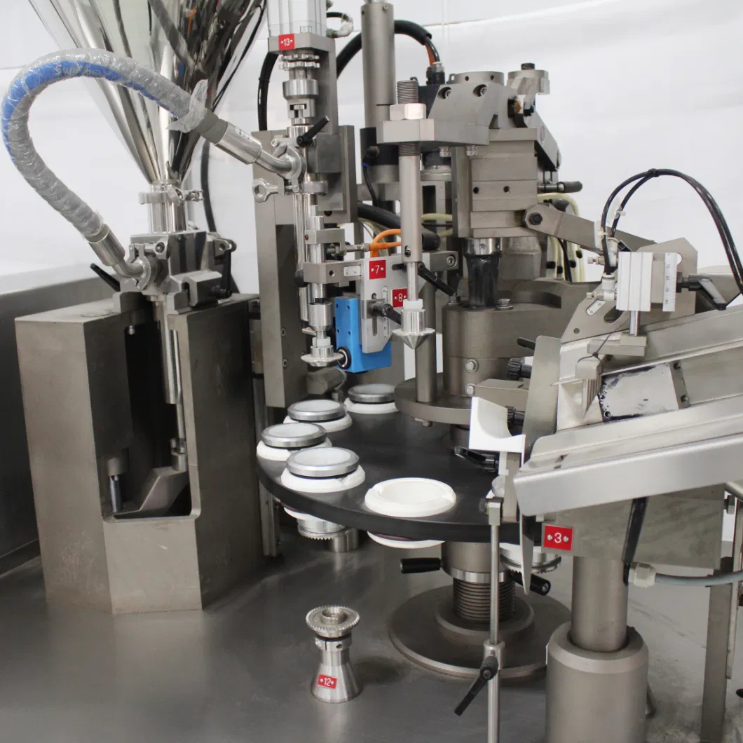 Automatic Toothpaste, Facial Cleanser, Sunscreen, Cosmetic Cream Filling, and Sealing Packaging Machine