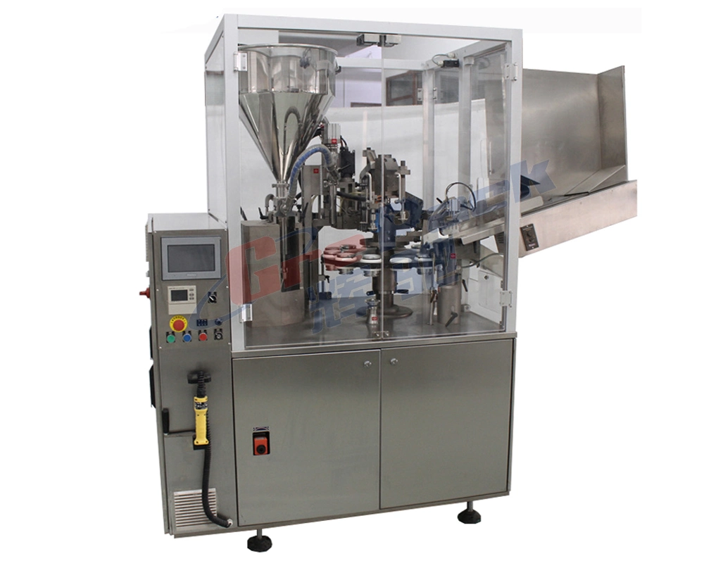 Automatic Toothpaste, Facial Cleanser, Sunscreen, Cosmetic Cream Filling, and Sealing Packaging Machine