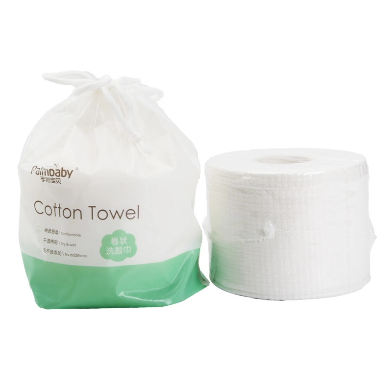 Disposable Face Cotton Towel Dry Wipes for Facial Cleaning, Cotton Tissue Face Wipes Custom Logo