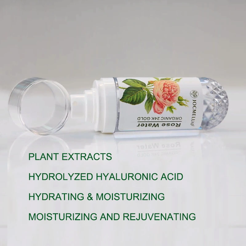 Rose Water Moisturizing Whitening Face Mist Anti-Aging Organic Facial Toner Spray