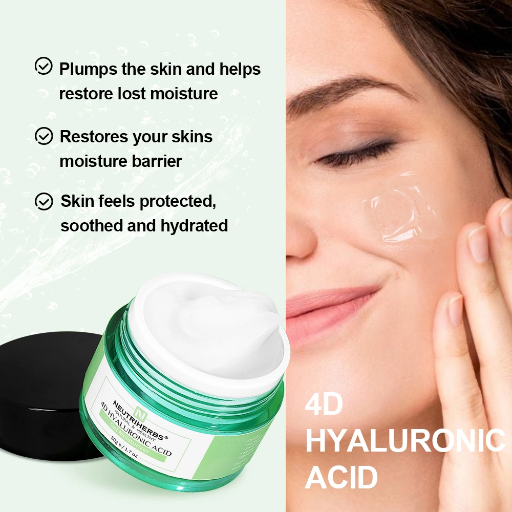 OEM/ODM Skin Care Soothing 4D Hyaluronic Acid Hydro Boost Facial Hydration Gel Moisturizer