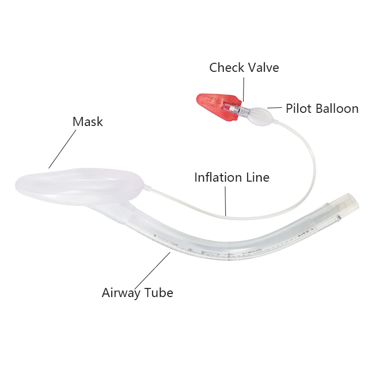 Uptodate Medical Laryngeal PVC Mask in Hospital