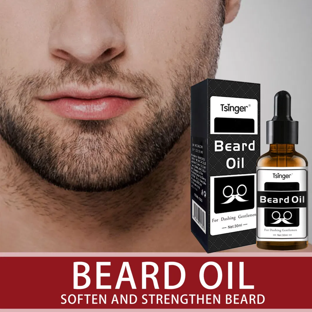 Private Label Moustache Essence Oil Beard Growth Oil OEM Beard Oil