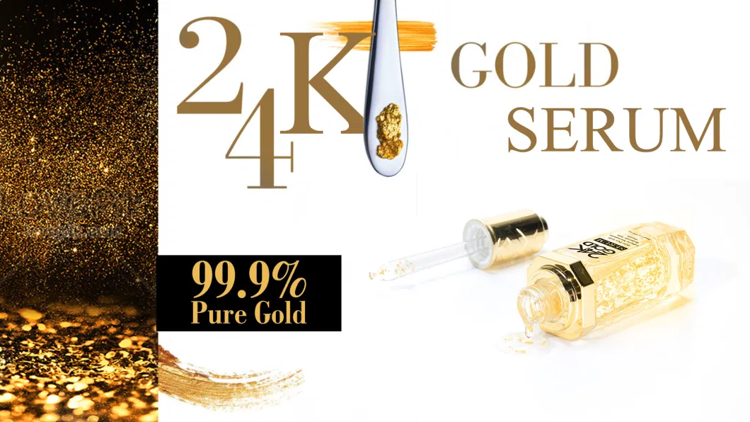 Hot Sale Skin Care Product Rich Hydrating Collagen 24K Gold Facial Serum