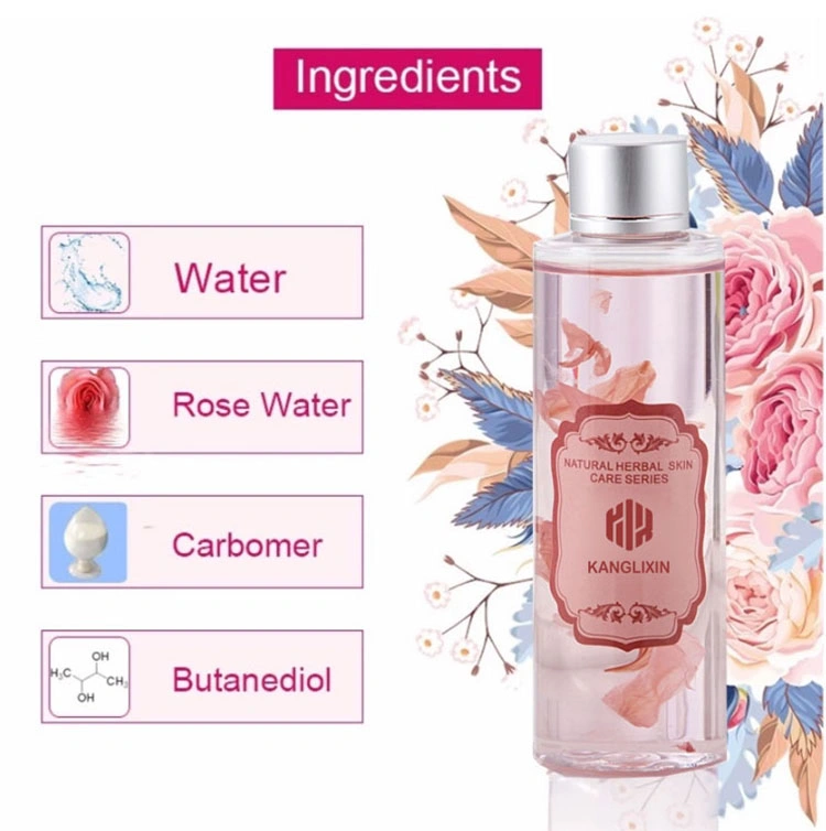 Wholesale Private Label Natural Organic Rose Water Toner Face Spray Skin Care Vegan Hydrating Facial Mist