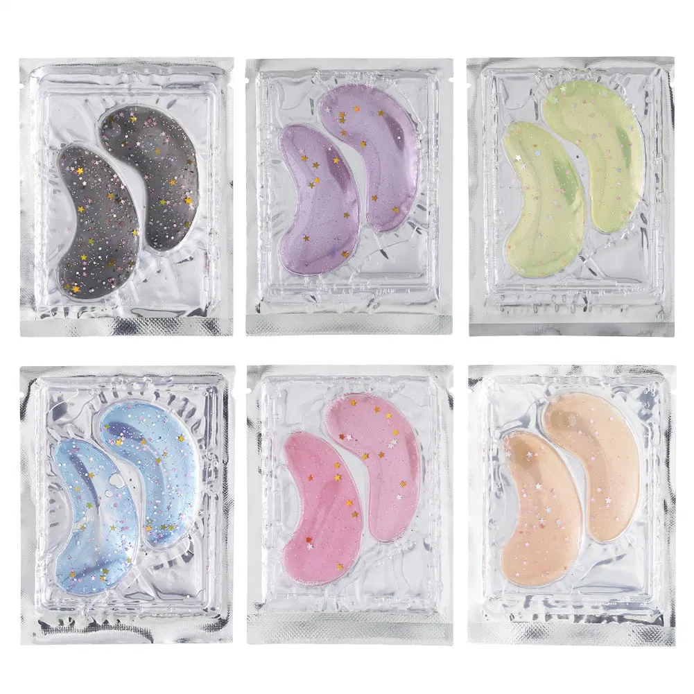 Beauty Supplies Private Label Eye Gel Pads Hydrogel Crystal Collagen Cold Eye Mask