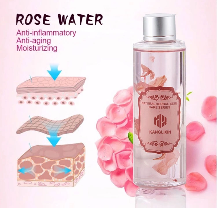 Wholesale Private Label Natural Organic Rose Water Toner Face Spray Skin Care Vegan Hydrating Facial Mist