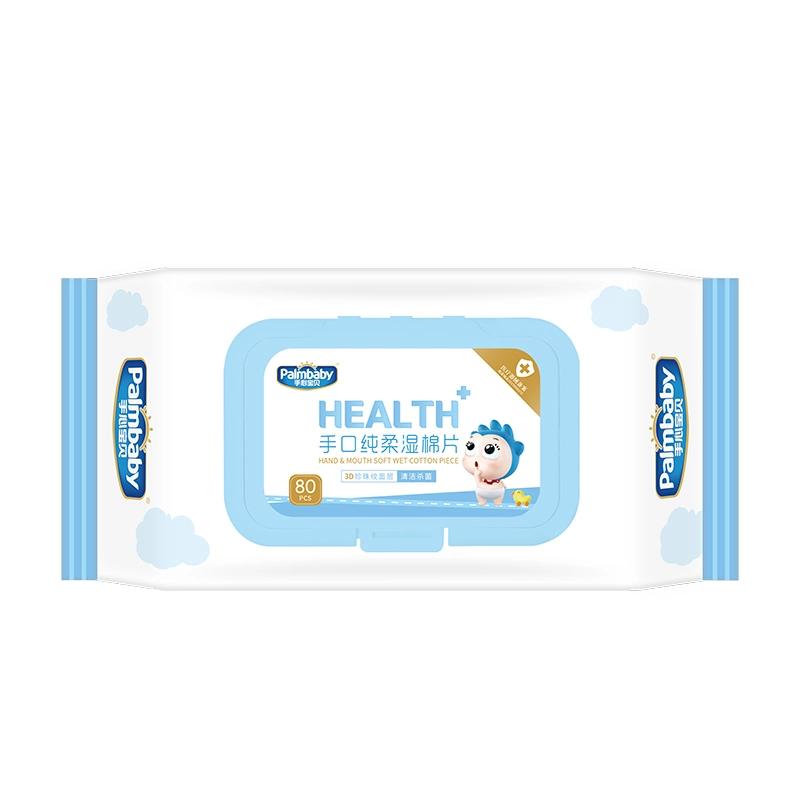 Palmbaby&prime;s Baby Hand &amp; Face Cleansing Wipes to Remove Germs and Dirt From Skin