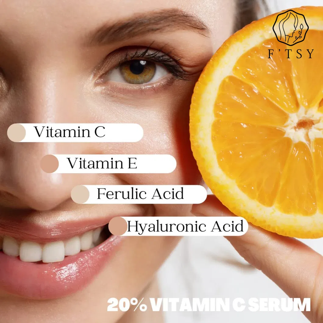 Custom Logo Whitening Vitamin C Moisturizer for Sensitive Skin Nourishing Anti Aging Calming for Face