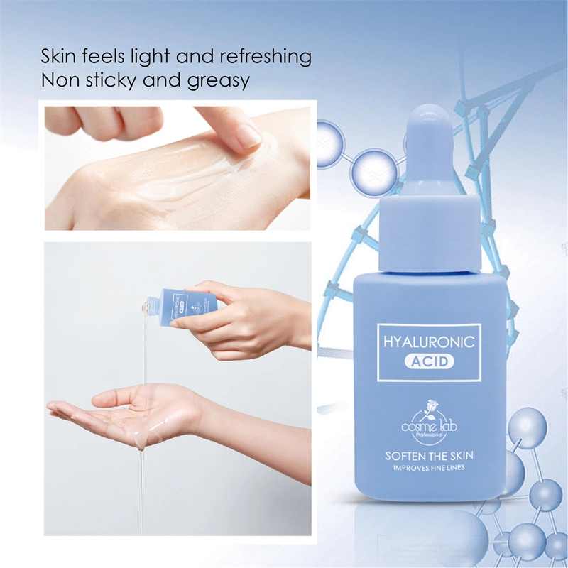 CE Private Label Serums Supplier Moisture Skin Softening Face Soothing Hydrating Serum for Face with Hyaluronic Acid Serum