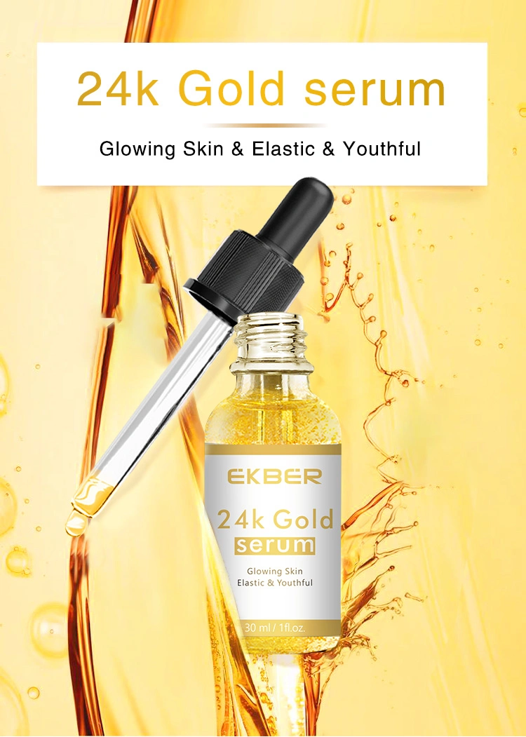 Firming Anti Aging Skin Care Lift Acne Treatment Facial Serum Whitening Organic Collagen 24K Gold Face Serum