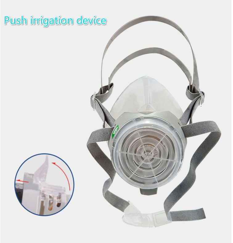 China Protective Silica Gel Gas Mask for Worker