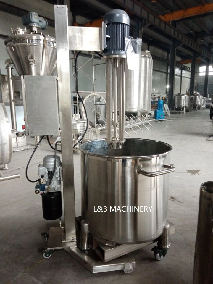 Industrial High Speed Shear Homogenizing Machine Cosmetic Mixing Liquid Mixer Paste Cream