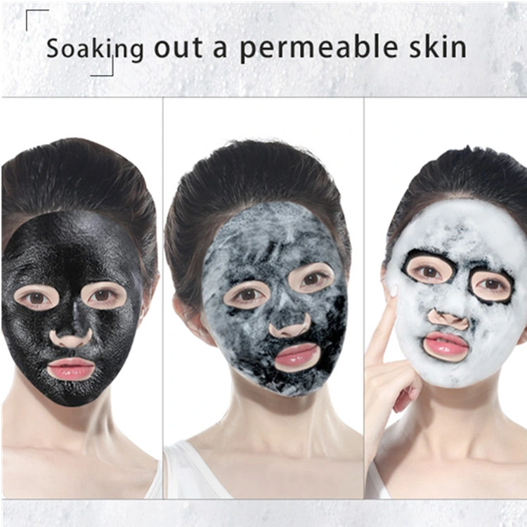 Korean Beauty Carbonated Bamboo Charcoal Film Purify Pores Bubble Mask