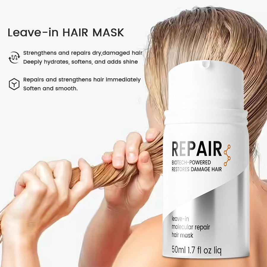 Leave-in Repair Hair Mask Treatment Repair Dry Damaged Hair 4 Minutes to Reverse Hair Damage Cream Mask