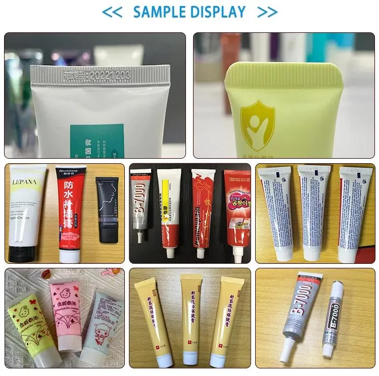 Multi-Color Balm Tube Capping Semi Automatic Mascara Cream Lip Gloss Filling Machine