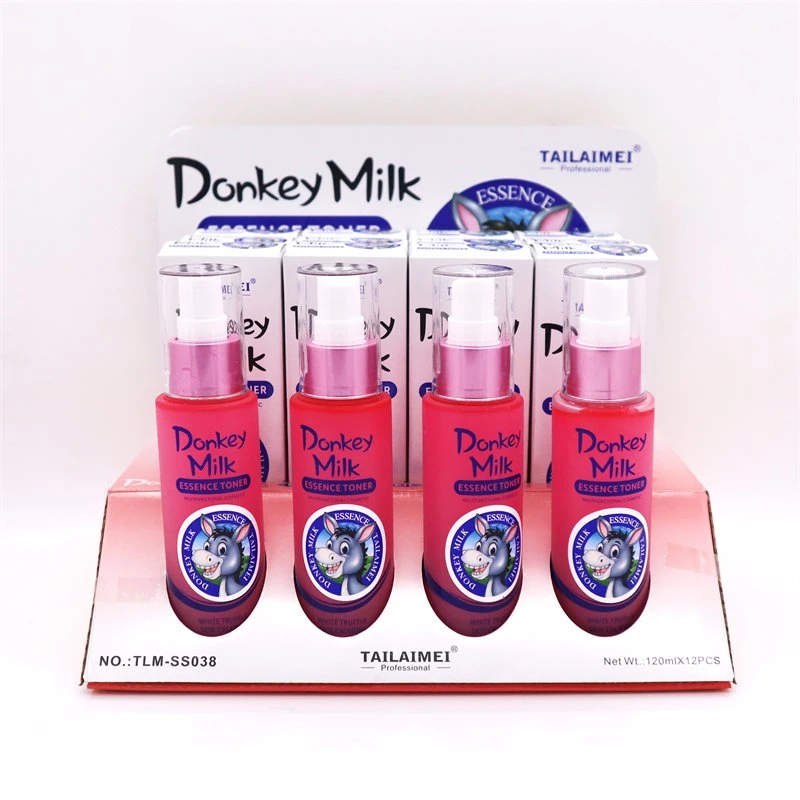 Tailaimei Manufacturer Donkey Milk Vitamin E Collagen Facial Toner Face Spray Anti-Aging Skin Care Essence Skin Toner