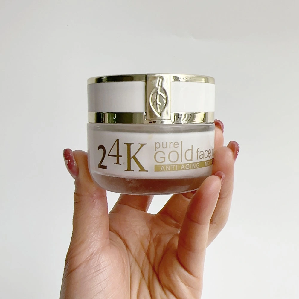 Wholesale OEM/ODM 24K Gold Brightening Lightening Rejuvenating Skincare Anti-Aging Face Cream