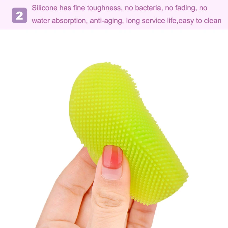 Soft Silicone Facial Face Wash Brush Silicone Face Brush Cleanser