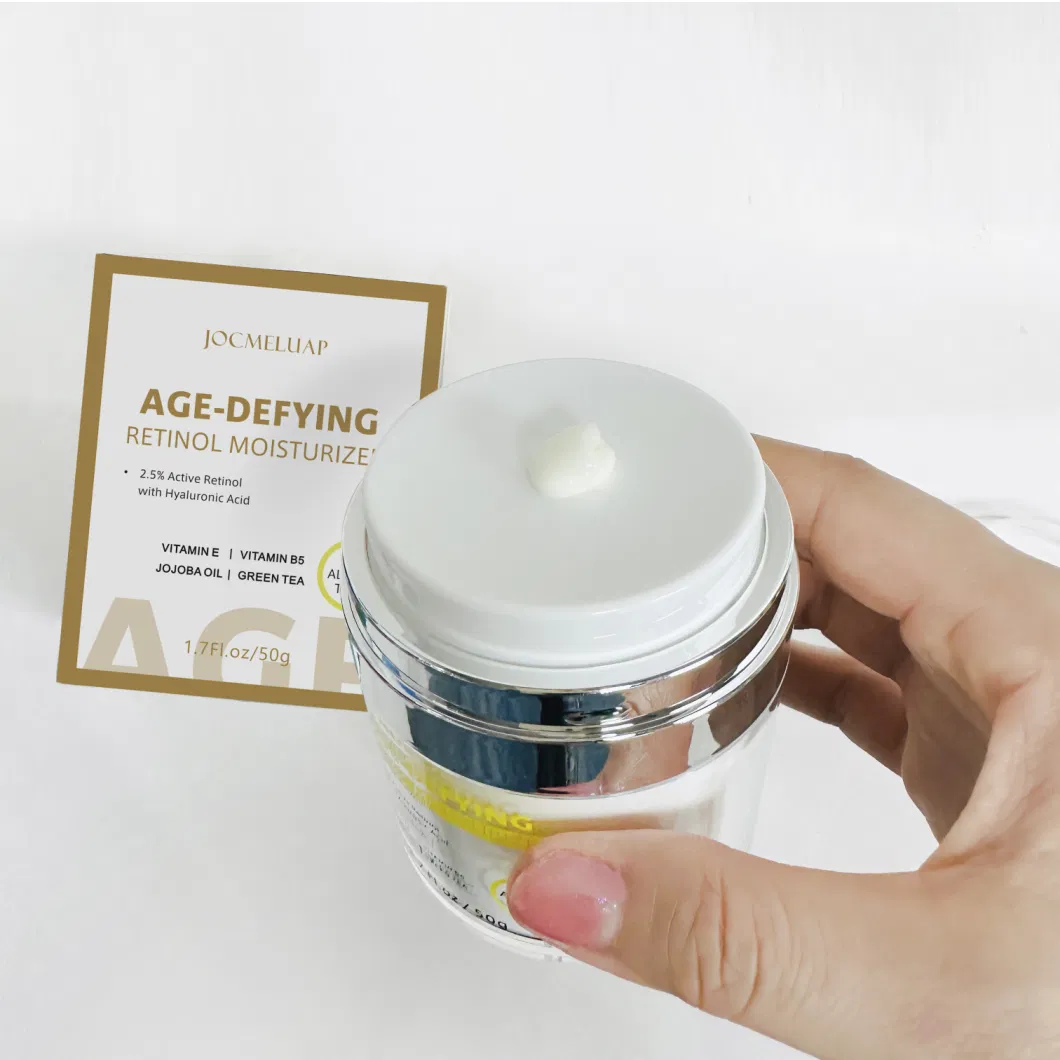 Custom Logo Retinol Moisturizer Cream Moisturizing Face Neck Reduce Wrinkle Skin Care Anti Age Cream for Women