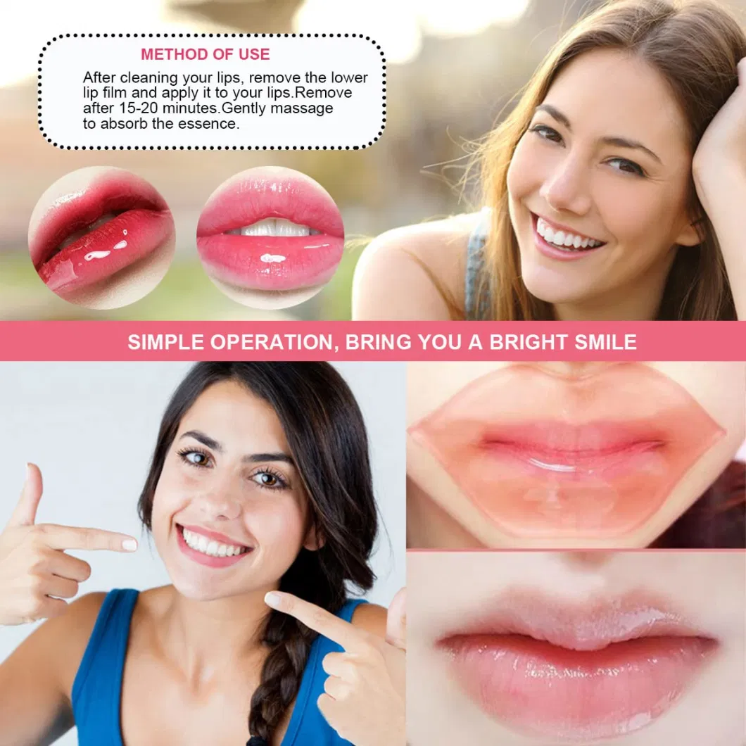 High Quality 20PCS Moisturizing Lip Mask with Vitamin C for Dry Lips