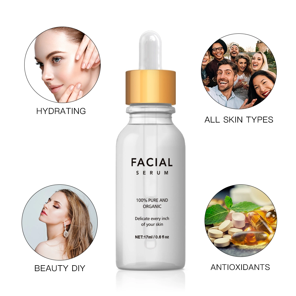 OEM ODM Private Label Brightening Firming Skin Care Anti-Aging Essence Natural Anti Wrinkles Reduce Face Fine Lines Retinol Facial Serum