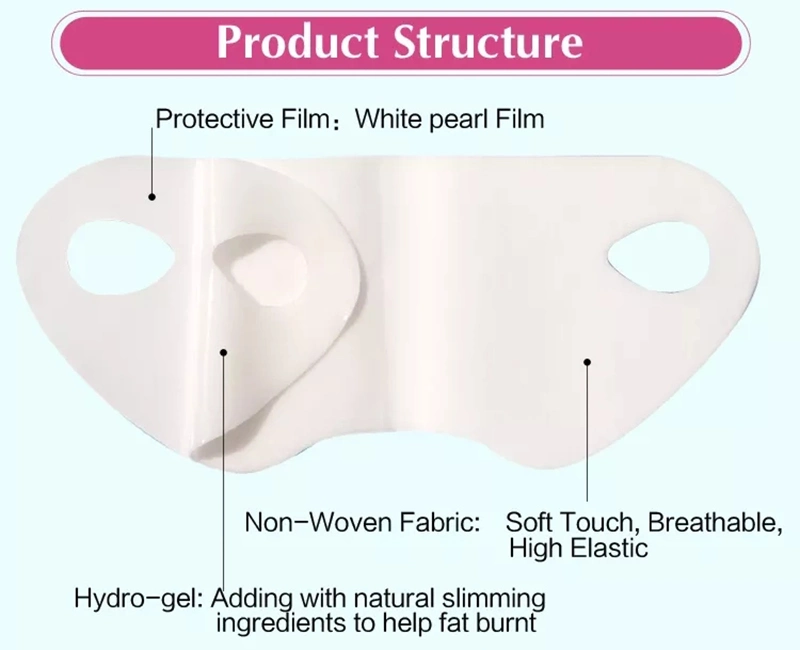 V Line Face Mask Double Chin Reducer Patch Miracle V Shape Firming Slimming Lifting Hydrogel Facial Mask