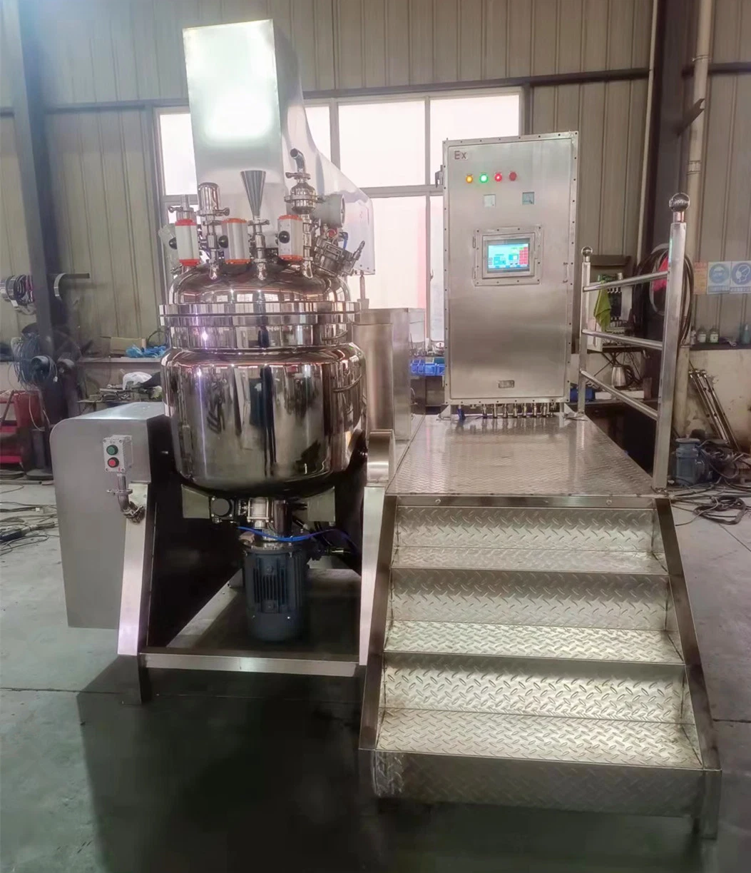 Industrial Chemical High Speed Liquid Homogenerizer Machine Food Cream Mixer