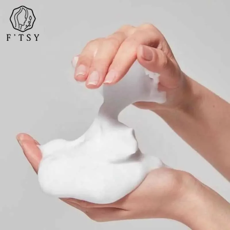 100ml Foam Cleaning Gel Gently Removes Makeup Cleanser Rose Water Creamy Jelly Facial Cleanser