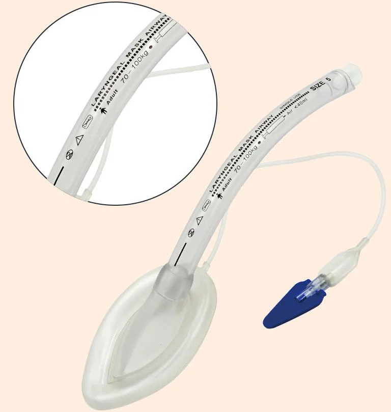 Different Types and Different Sizes of Reinforced Model Laryngeal Mask PVC