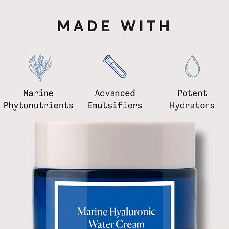 Custom Deep Hydratiing &amp; Anti Aging Hyaluronic Acid Water Cream Skin Moisturizer