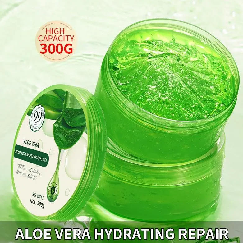 Online Wholesale in Stock Aloe Vera Gel Hydrating, Moisturizing and Oil Controlling Repair Aloe Vera Gel Moisturizing Nourishing Cream Cosmetics